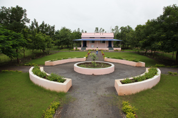 Meditation Hall - outside front view
